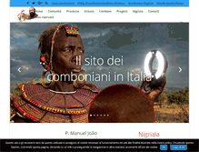 Tablet Screenshot of comboniani.org